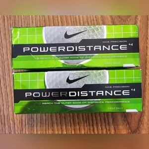 Nike Power Distance 4 Golf Balls 2 Packs Set Of 6 Long Distance Performance NIB